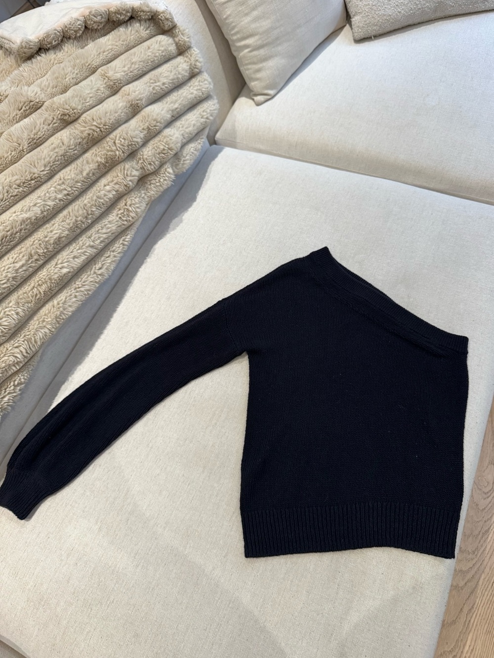 Whistles One-Shoulder Knit Sweater
